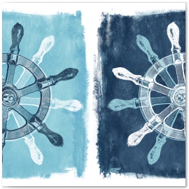 On The Wheel, Blue Coastal Series © 2013 Jason Haza